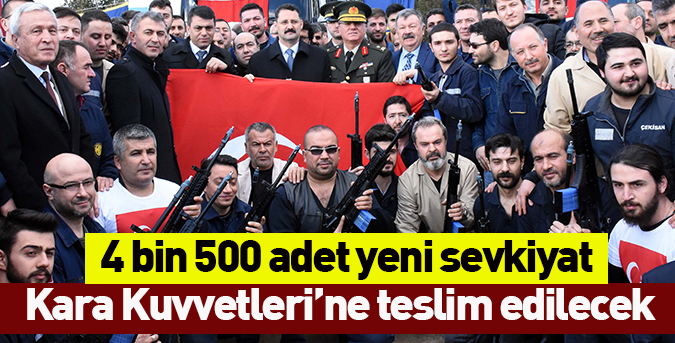 4 bin 500 adet yola çıktı