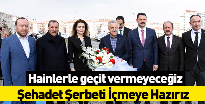 Hainlerle geçit vermeyeceğiz