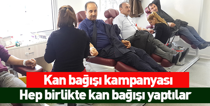 Kan bağışladılar