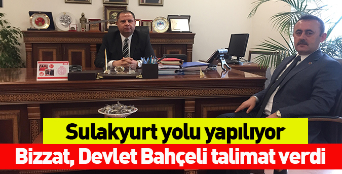 Sulakyurt yolu yapılıyor