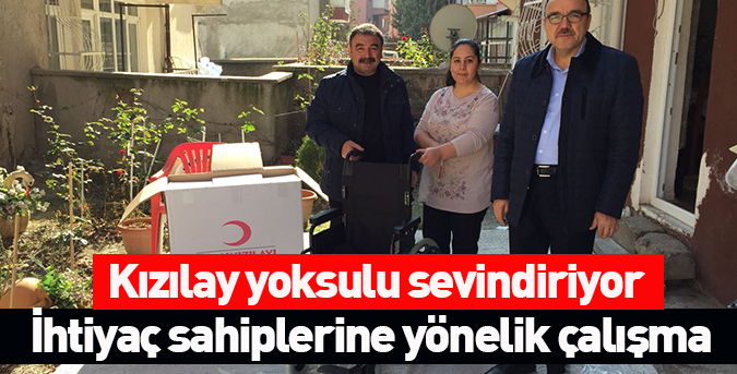 Kızılay yoksulu sevindiriyor