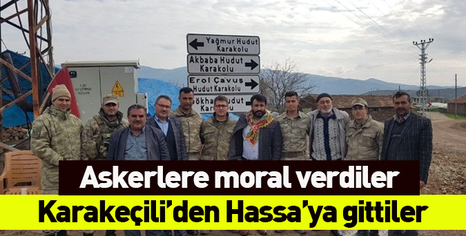 Askerlere moral verdiler