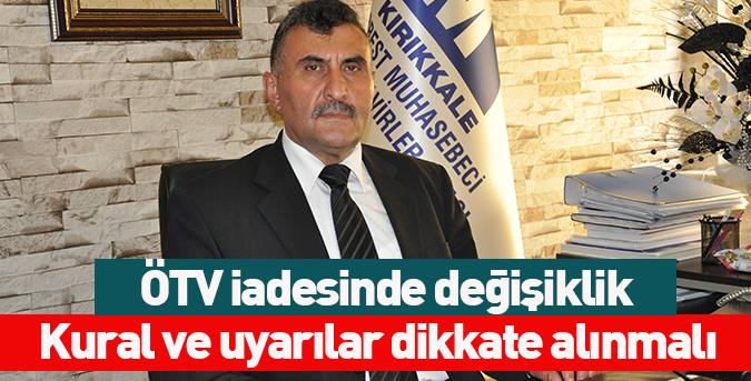 ÖTV iadesinde değişiklik