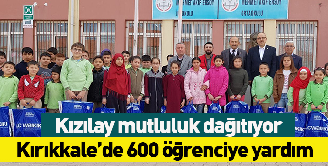 Kızılay mutluluk dağıtıyor