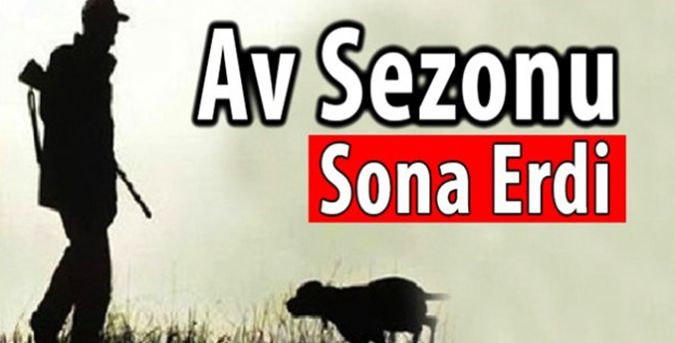 Av sezonu sona erdi