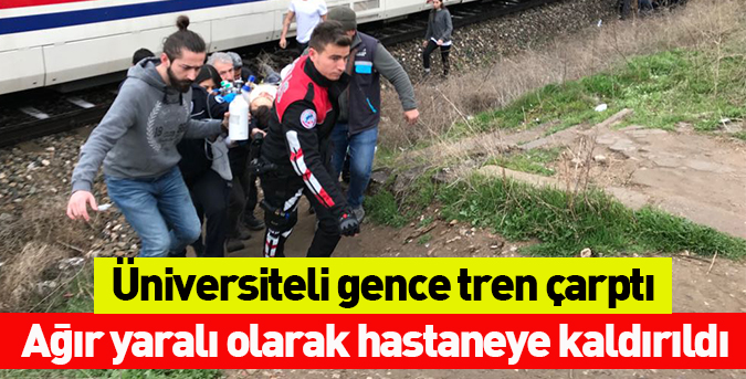 Kırıkkale'de tren kazası: 1 kişi ağır yaralı