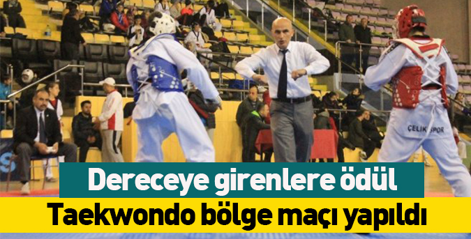 Taekwondo bölge maçı yapıldı