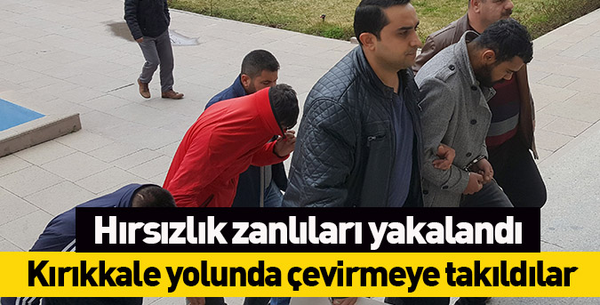 Hırsızlık zanlıları yakalandı