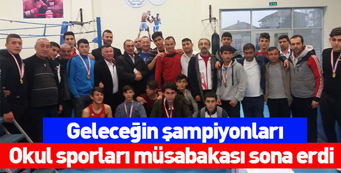 Okul sporları müsabakası sona erdi