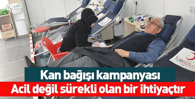 Kan bağışı kampanyası