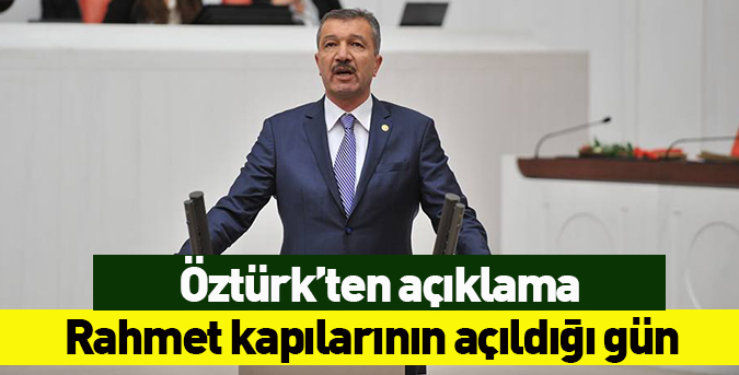 Rahmet kapılarının açıldığı gün