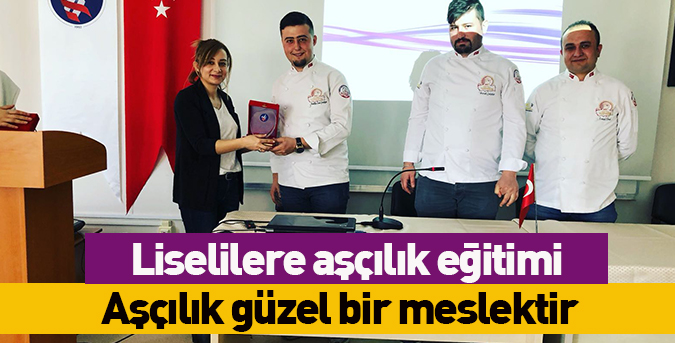 Liselilere aşçılık eğitimi