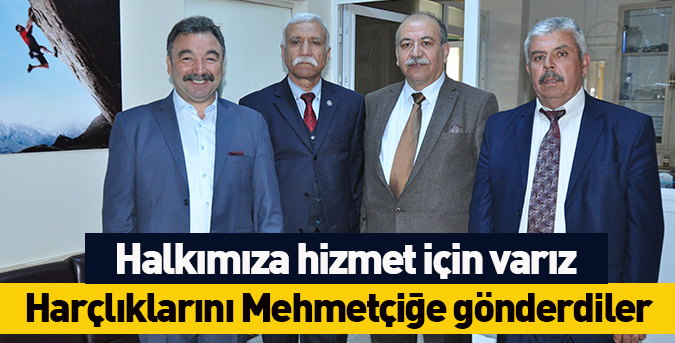 Halkımıza hizmet için varız