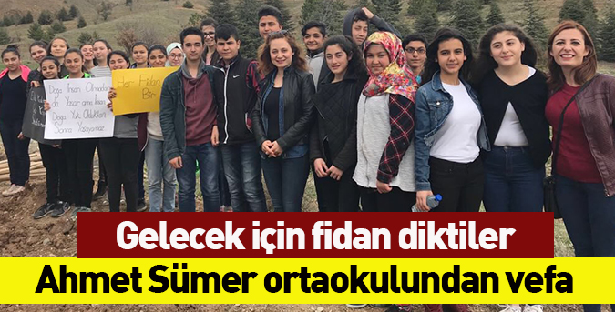 Ahmet Sümer ortaokulundan vefa örneği