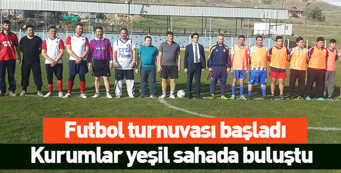 Futbol turnuvası başladı