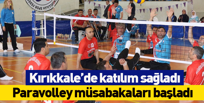 Paravolley müsabakaları başladı