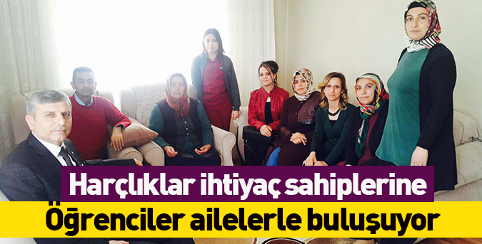 Öğrenciler ailelerle buluşuyor