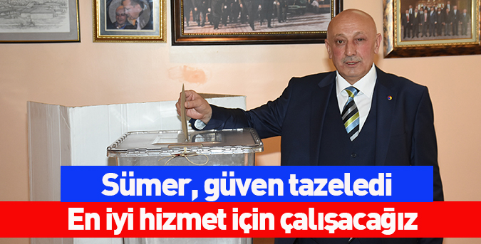 Sümer, güven tazeledi