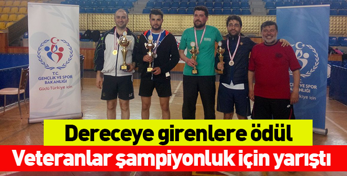 Veteranlar şampiyonluk için yarıştı