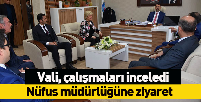 Nüfus müdürlüğüne ziyaret