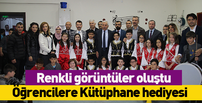 Kütüphane hediyesi