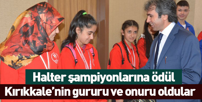 Halter şampiyonlarına ödül