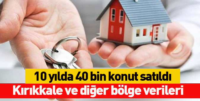 10 yılda 40 bin konut satıldı