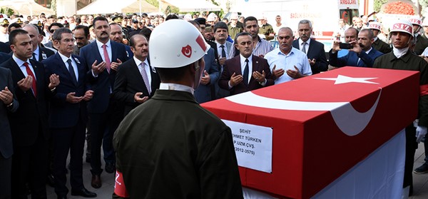 Şehit Türken, dualarla uğurlandı