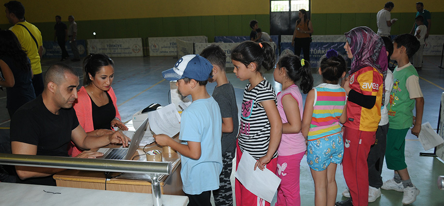 Bahşili'de yetenek taraması yapıldı