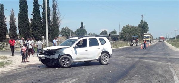 Trafik kazasında 2 kişi yaralandı