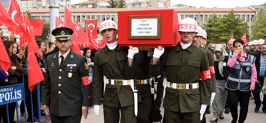 Şehit Emre Güngör son yolculuğuna uğurlandı