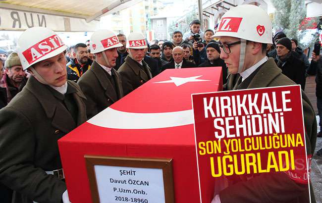 Kırıkkale şehidini son yolculuğuna uğurladı