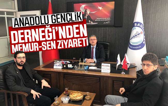 Anadolu Gençlik Derneği’nden Memur-sen ziyareti