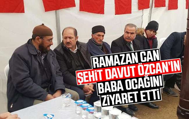 Can’dan şehidin baba ocağına ziyaret