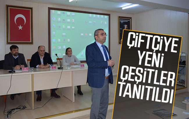 Çiftçiyi bilgilendirme toplantısı