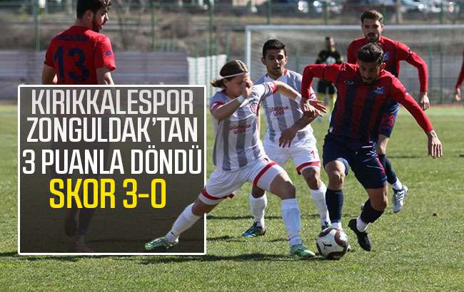 Kırıkkalespor Zonguldak’tan 3 puanla döndü