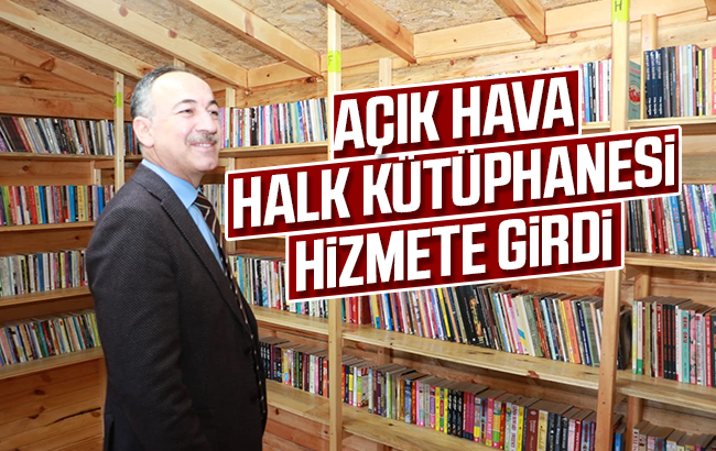 Kırıkkale’de ‘Açık Hava Halk Kütüphanesi’ hizmete girdi