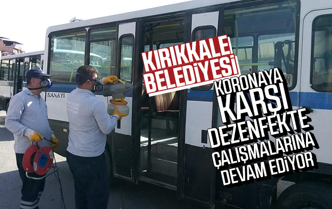 Kırıkkale’de koronavirüs önlemleri