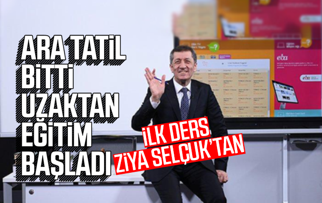 Uzaktan eğitimde ilk gün