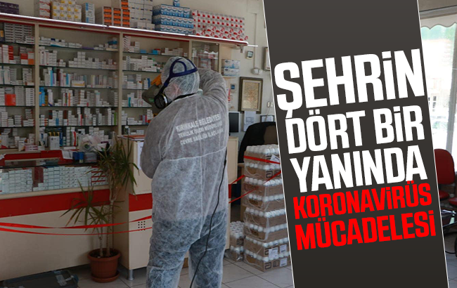 Kırıkkale Belediyesi’nden koronavirüsle mücadele 