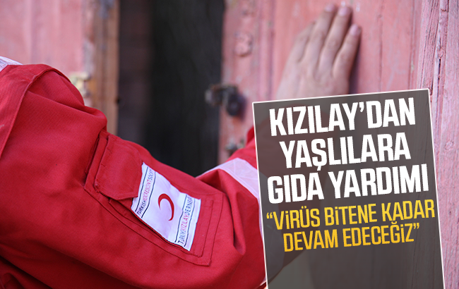 Kızılay’dan yaşlılara yardım