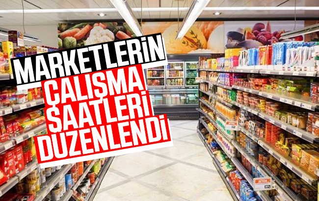 Marketler saat 10.00 -20.00 arasında hizmet verme kararı aldı