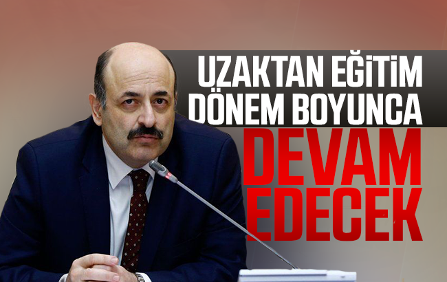 Uzaktan eğitim bahar döneminde de devam edecek