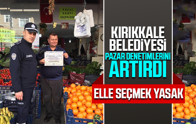 Kırıkkale Belediyesi, pazar yeri dezenfektesine devam ediyor