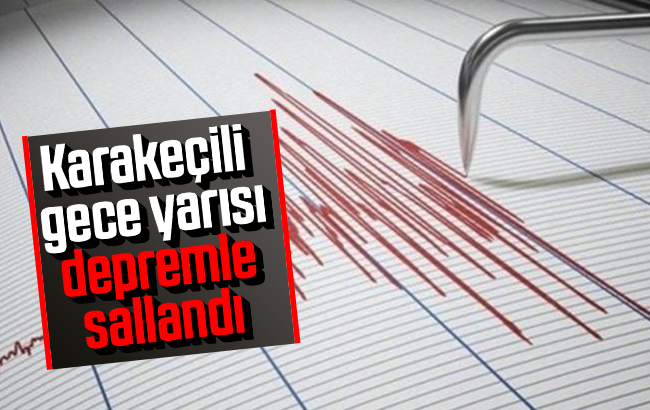 Karakeçili’de deprem