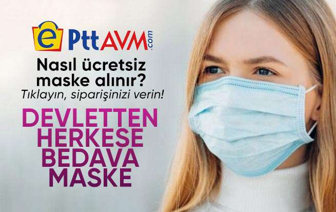 PTT ücretsiz maske dağıtımına başladı