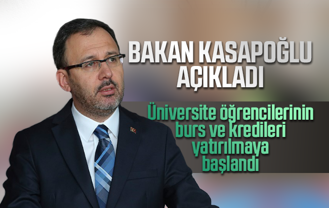 Üniversite öğrencilerinin burs ve kredileri yatırılmaya başlandı