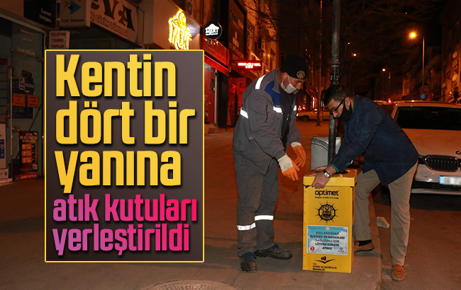 Kırıkkale’de cadde ve sokakların dezenfektesine devam ediliyor