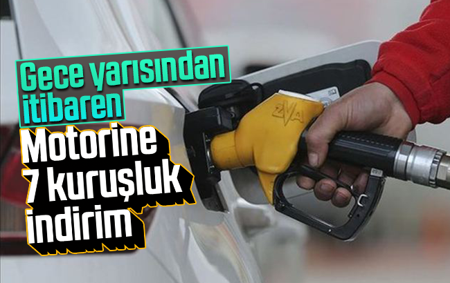 Motorine 7 kuruşluk indirim