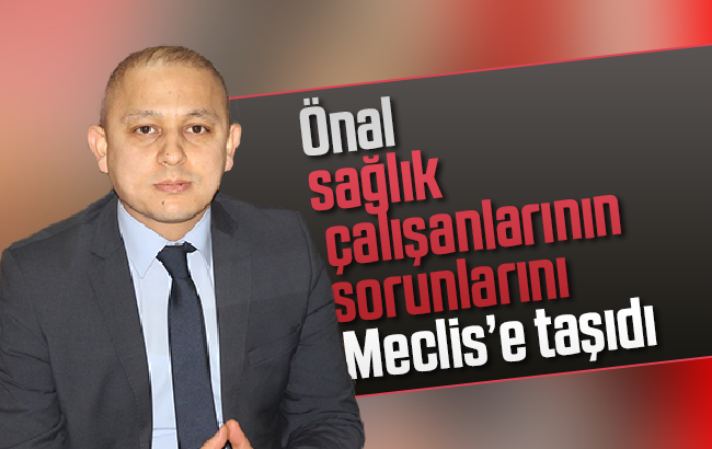 Önal, sağlık çalışanlarının sorunlarını Meclis’e taşıdı